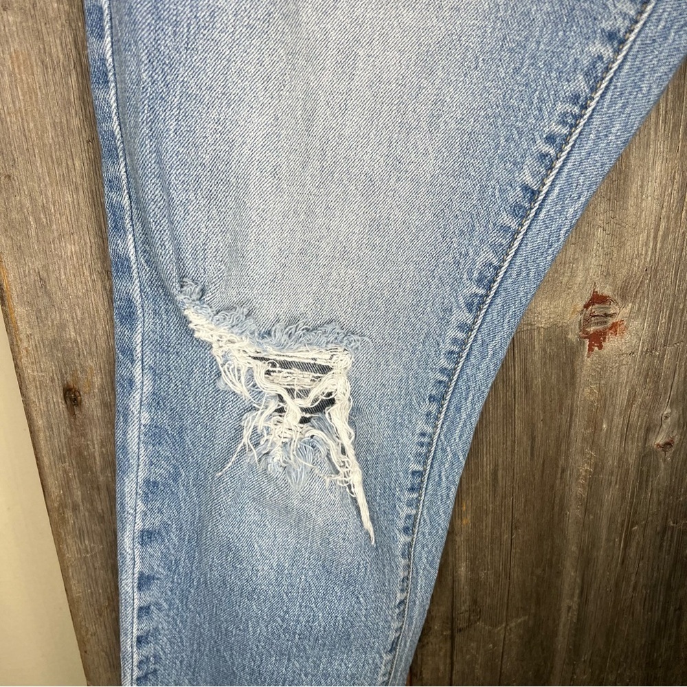 Pistola Felix High Rise Double Yoke Mom Jeans Light Exposed Button Fly Sz 27 - Picture 5 of 14